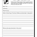 Book Report 5 & 6 View – Printable Book Report Worksheet – Jumpstart With Book Report Template 3Rd Grade