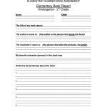 Book Report Template 3Rd Grade With Regard To Book Report Template 3Rd Grade
