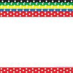 Border Index Cards, 3 X 5 Blank, Polka Dot [Tnt3653] – $2.89 For Index Card Template For Pages