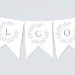 Boy Baby Shower Banner Template, Welcome Banner Shower Decor, Minimal inside Baby Shower Banner Template