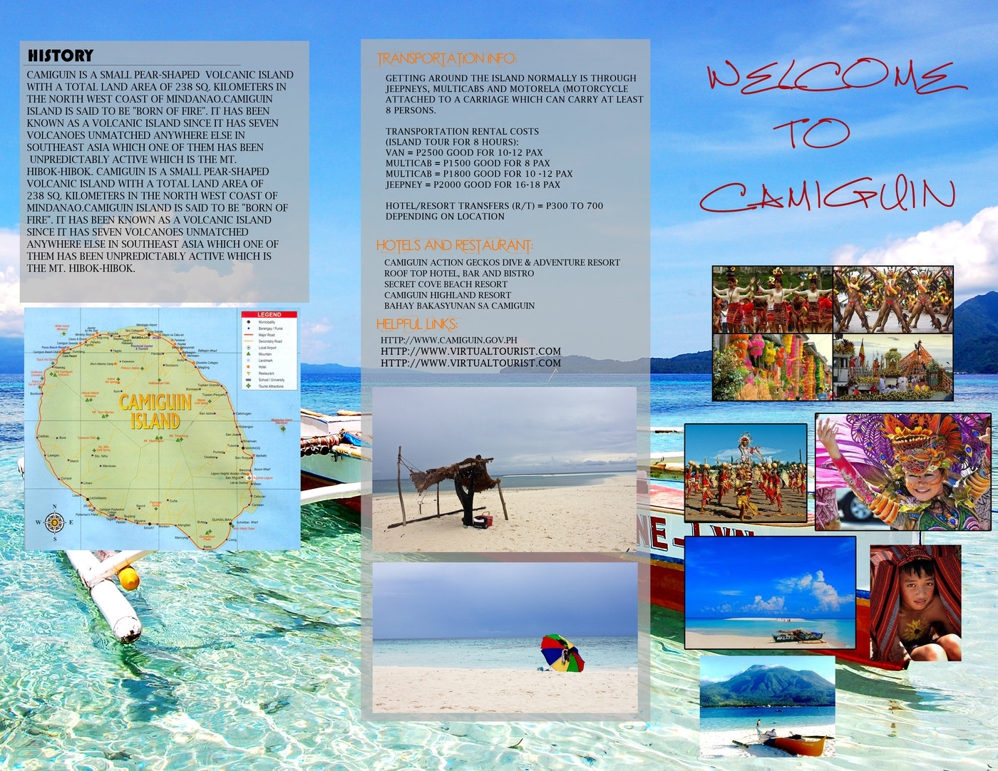 Brochure Design By Hai Son De Leon At Coroflot In Island Brochure Template