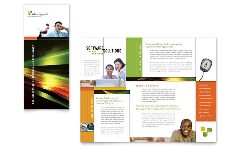 Brochure Samples Pics: Brochure Microsoft Word Template Inside Free Template For Brochure Microsoft Office