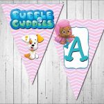 Bubble Guppies Birthday Banner By Maypartyprintables On Etsy With Regard To Bubble Guppies Birthday Banner Template