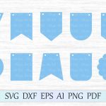 Bunting Banners Graphic By Magicartlab · Creative Fabrica Regarding Banner Cut Out Template