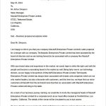 Business Letter Format With Microsoft Word Business Letter Template