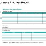Business Progress Report Good Ppt Example | Powerpoint Presentation With Good Report Templates