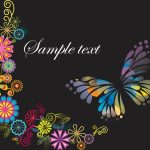 Butterfly Greeting Card Template Vector Art & Graphics | Freevector Regarding Greeting Card Layout Templates