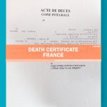 Buy French Death Certificate Translation Template [Ata Member] Throughout Death Certificate Translation Template