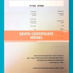 Buy Hebrew Death Certificate Translation Template (Best Offer) Throughout Death Certificate Translation Template