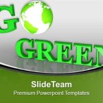 By Going Green We Can Save Planet Powerpoint Templates Ppt Themes In Save Powerpoint Template As Theme