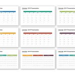 Calendar 2019 - Infographic Powerpoint Template #74264 within Microsoft Powerpoint Calendar Template
