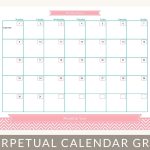 Calendar Planner Grid Month At A Glance Printable Editable Inside Month At A Glance Blank Calendar Template