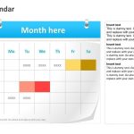 Calendar Powerpoint Template With Microsoft Powerpoint Calendar Template