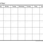 Calendar Template - Fotolip in Full Page Blank Calendar Template