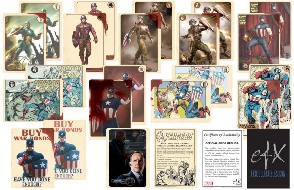 Captain America Trading Cards For Sale, Complete Set, May Include Some For Superhero Trading Card Template