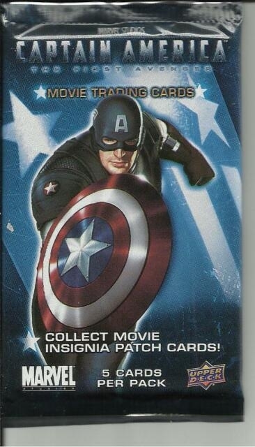 Captain America , Trading Cards Pack | Ebay Pertaining To Superhero Trading Card Template