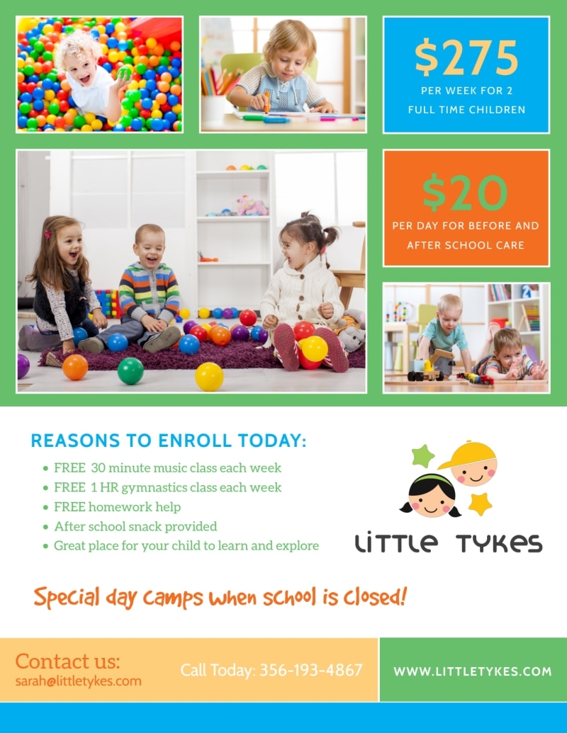Caring Home Daycare Flyer Template | Mycreativeshop pertaining to Daycare Brochure Template