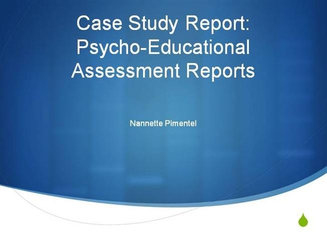 Case Study Psychoeducational Report1 Ppt |Authorstream Throughout Psychoeducational Report Template