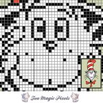 Cat In The Hat Crochet Blanket Pattern; | Twomagicpixels Regarding Blank Cat In The Hat Template