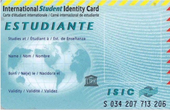 Centro Español De Nuevas Profesiones: Este Verano Usa El Carnet De Regarding Isic Card Template