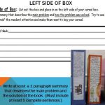 Cereal Box Book Report Template – Geton The Green Templates Throughout Cereal Box Book Report Template
