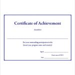 Certificate Of Achievement Templates – 11+ Word, Pdf, Psd, Ai, Indesign For Certificate Of Achievement Template Word