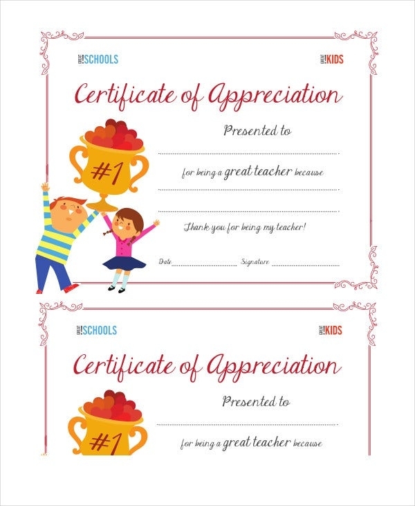 Certificate Of Appreciation – 28+ Free Pdf, Ppt Documents Download For Classroom Certificates Templates