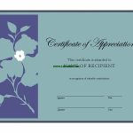 Certificate Of Appreciation Microsoft Publisher Templates For Publisher With Word 2013 Certificate Template