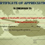 Certificate Of Appreciation Template For Military – Gct In Army Certificate Of Appreciation Template
