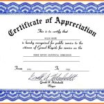 Certificate Of Appreciation Template Free Download | Task List Templates Pertaining To Blank Award Certificate Templates Word