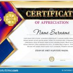 Certificate Of Appreciation Template. Stock Illustration - Illustration inside Certificates Of Appreciation Template