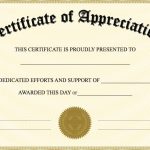 Certificate Of Appreciation Template Word Doc – Printable Receipt Template For Gratitude Certificate Template