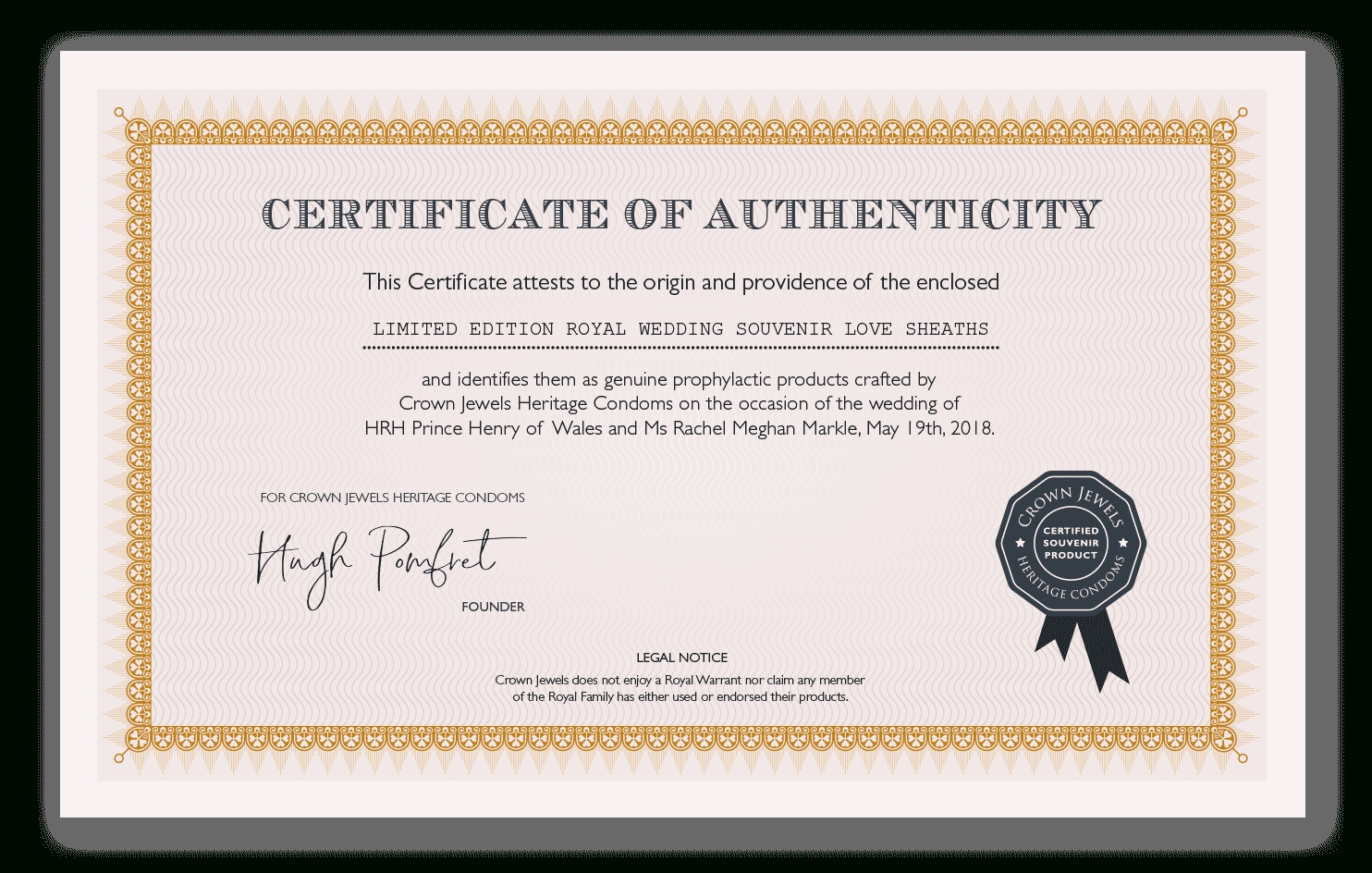 Certificate Of Authenticity Needed With Limited Edition Photographs For Photography Certificate Of Authenticity Template