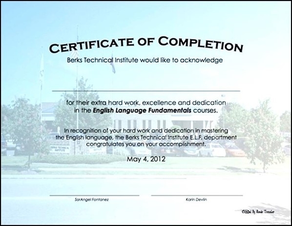 Certificate Of Completion Template Construction – Sample Templates In Construction Certificate Of Completion Template