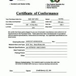 Certificate Of Conformity Template Free – Carlynstudio Regarding Certificate Of Conformity Template