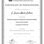Certificate Of Participation Design Template In Psd, Word with Certificate Of Participation Template Word