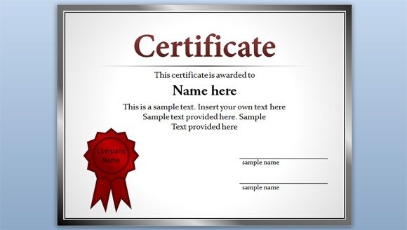 Certificate Of Participation, Presentation & Appreciation Intended For Certificate Of Participation Template Ppt
