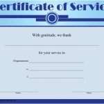 Certificate Of Years Of Service Template / Certificate Of Service Within Certificate For Years Of Service Template