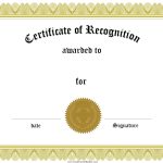 Certificate Printable – Certificates Templates Free Pertaining To Blank Award Certificate Templates Word