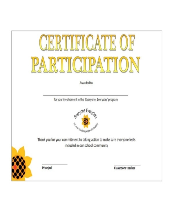 Certificate Template – 12+ Free Word, Pdf Document Downloads | Free Pertaining To Certification Of Participation Free Template