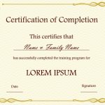 Certificate Template Free Download – Certificates Templates Free Intended For Award Certificate Design Template