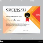 Certificate Template Vector High Resolution Stock Photography And Throughout High Resolution Certificate Template
