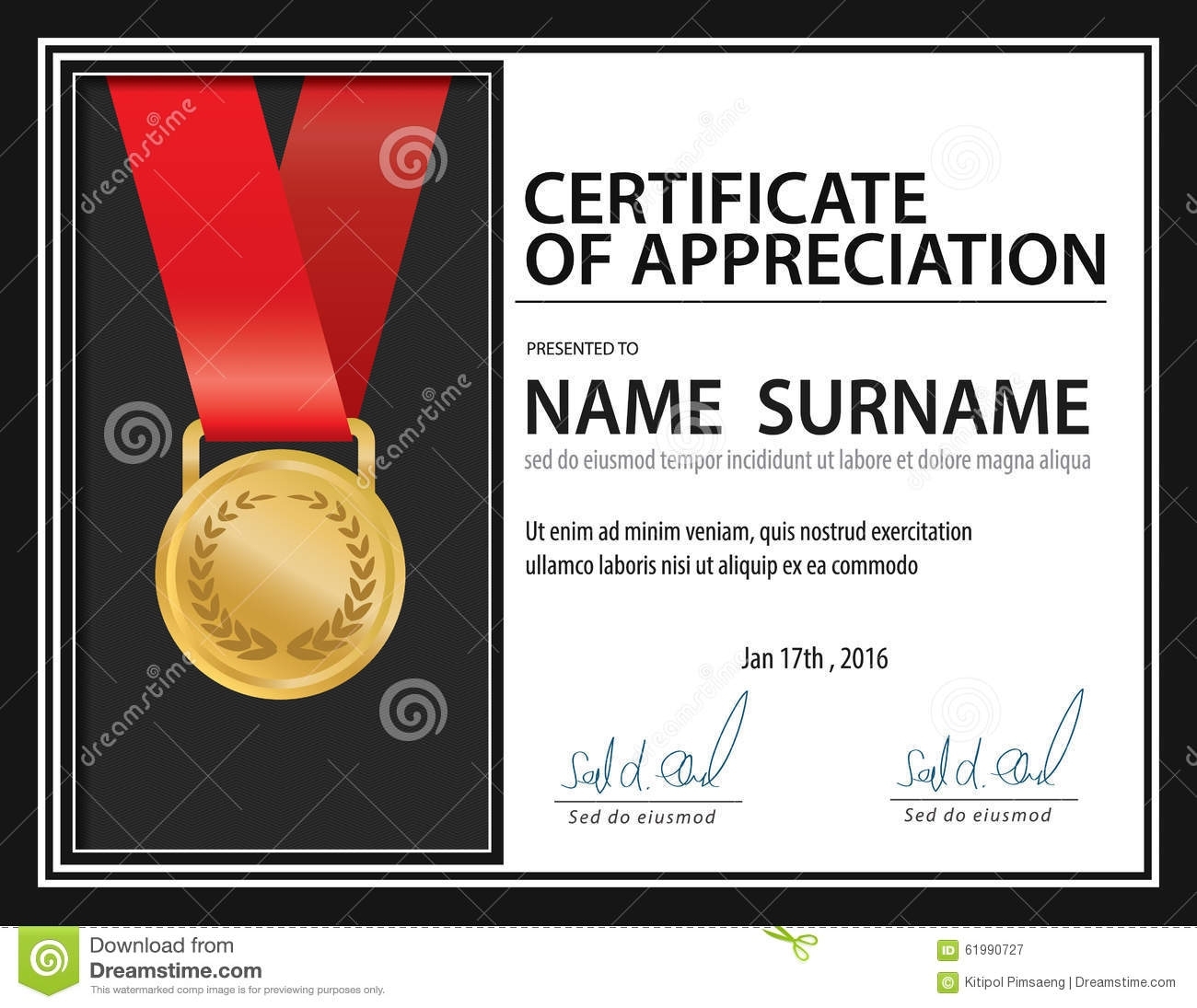 Certificate Template,Diploma,Letter Size ,Vector Stock Vector In Certificate Template Size