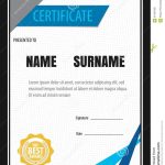 Certificate Template,Diploma,Letter Size ,Vector Stock Vector Within Certificate Template Size