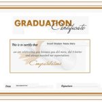 Certificate Templates | Free Word Templates in University Graduation Certificate Template