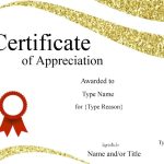 Certificate Templates Within Certificates Of Appreciation Template