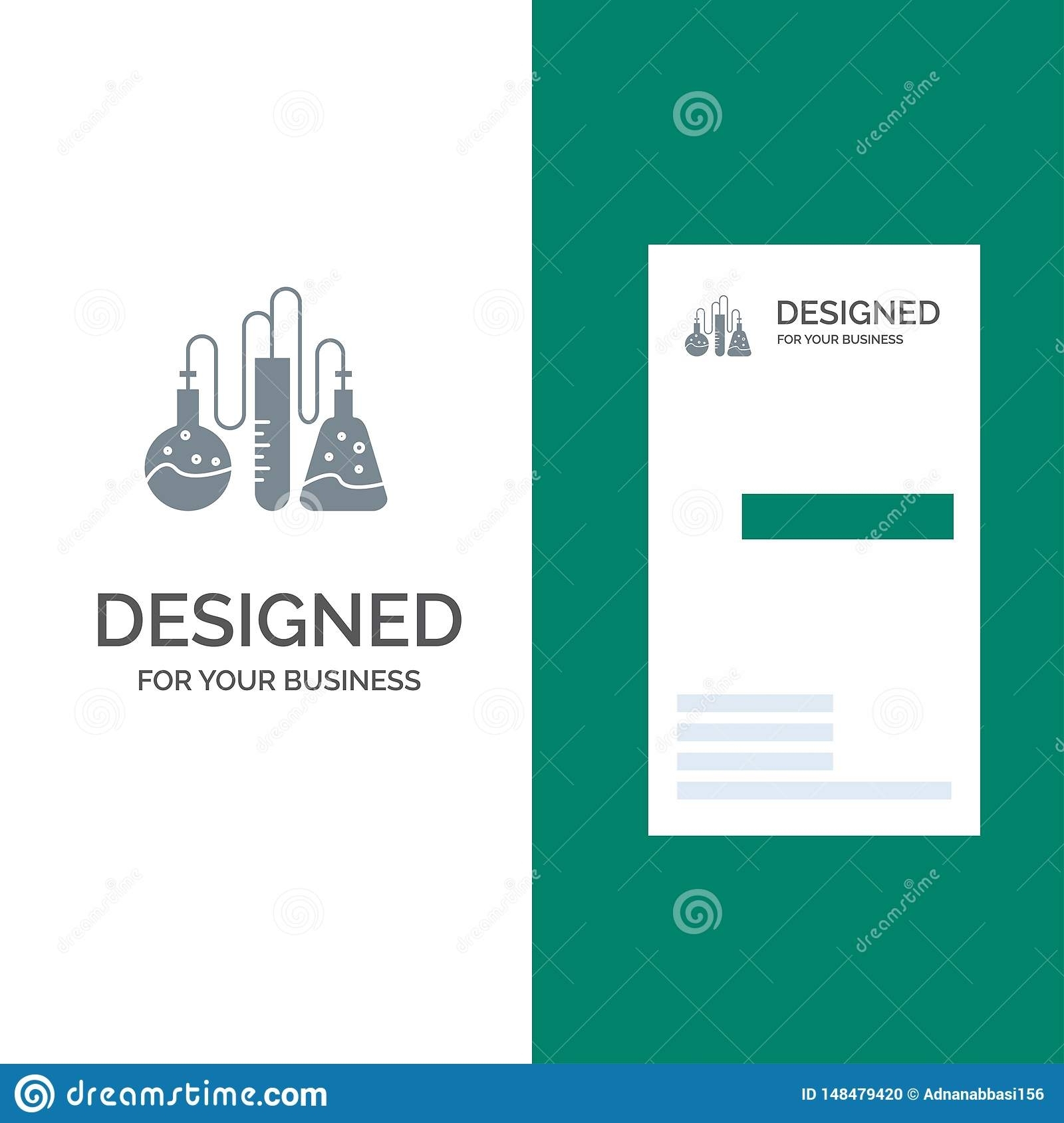 Chemical, Dope, Lab, Science Grey Logo Design And Business Card Throughout Dope Card Template