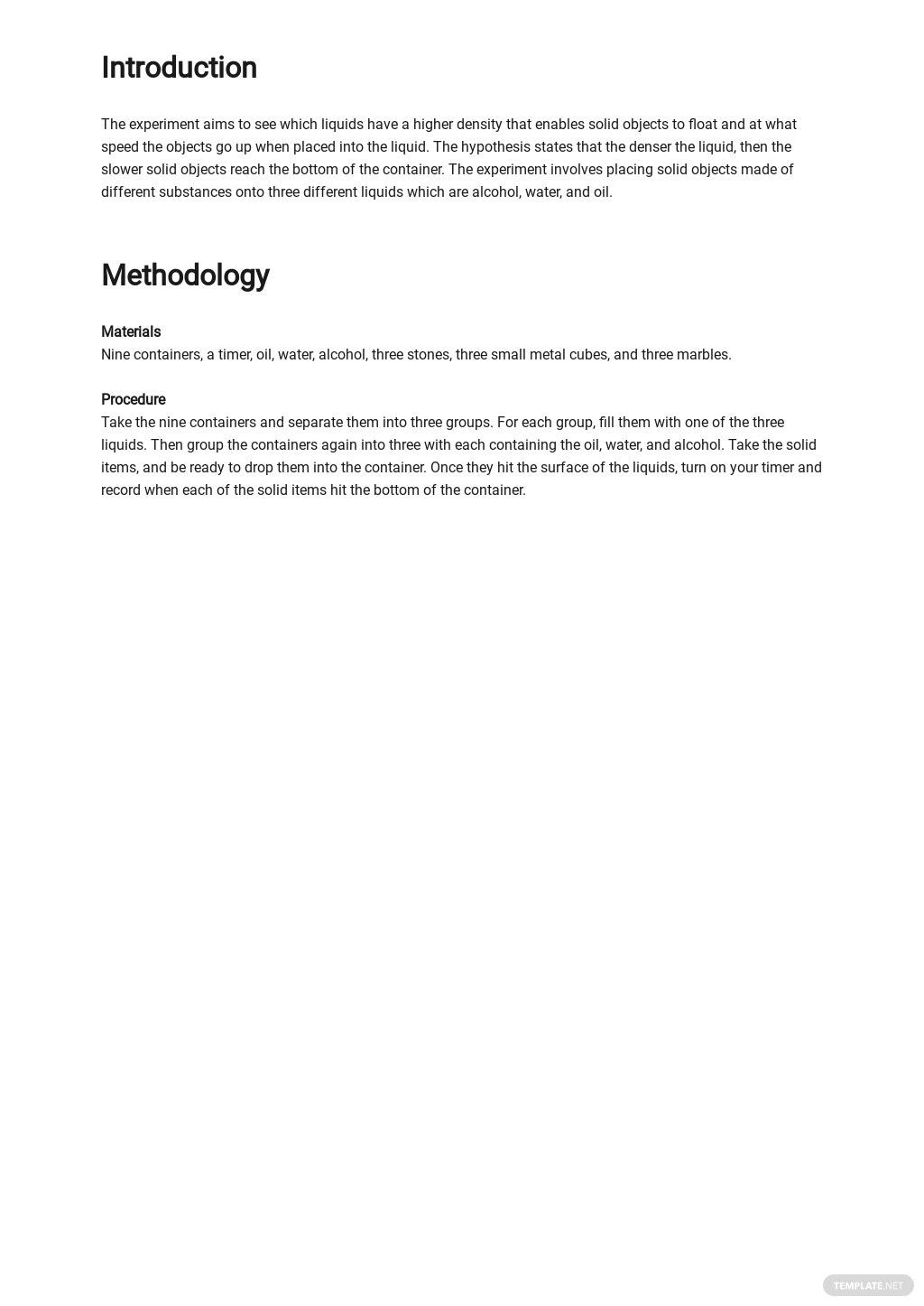 Chemistry Lab Report Template [Free Pdf] – Word | Apple Pages | Google Docs With Regard To Science Lab Report Template