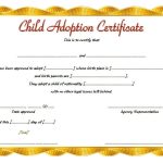 Child Adoption Certificate Template Editable [10+ Best Designs] Pertaining To Blank Adoption Certificate Template