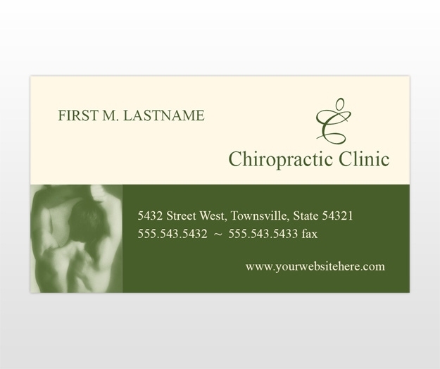 Chiropractor Massage Therapy & Chirporactic Clinic Business Card Templates Pertaining To Chiropractic Travel Card Template